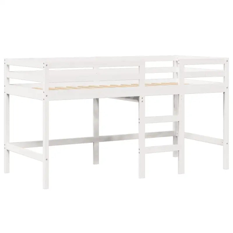 Hoogslaper voor kinderen met open zijdeur van massief grenenhout - Bedden & bedframes