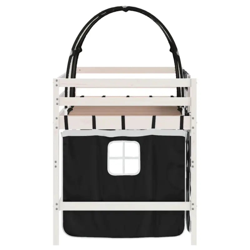 Hoogslaper voor kinderen van massief grenenhout met ruimtebesparing - Bedden & bedframes