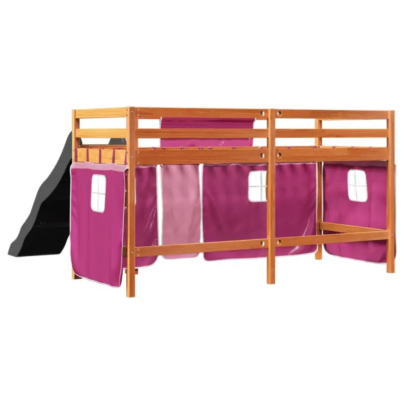 Hoogslaper voor Kinderen van Massief Grenenhout voor Ruimtebesparing - Bedden & bedframes