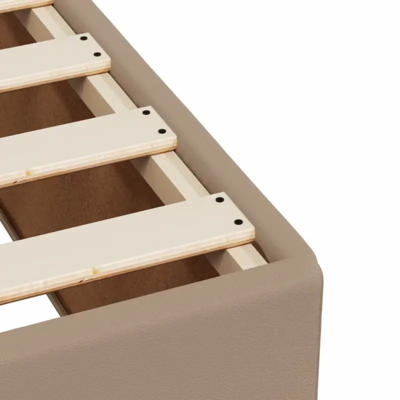 Hoogte verstelbaar boxspringbed met duurzaam kunstleer en comfortabele materiaal vulling - Bedden & bedframes