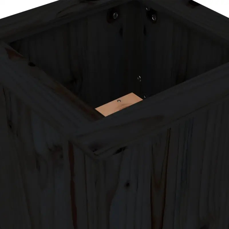 Houten bankje met massief grenenhout en ingebouwde plantenbakken - Tuinbanken