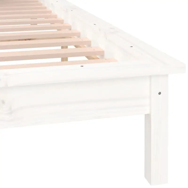 Houten bedframe met LED-verlichting van massief grenenhout - Bedden & bedframes