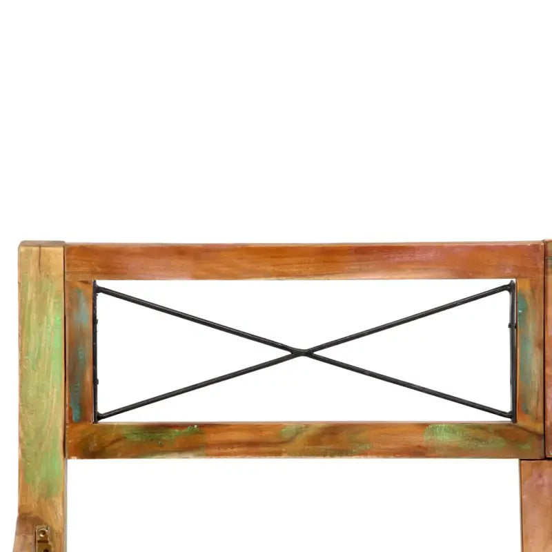 Houten bedframe met vintage charme van massief gerecycled hout - Bedden & bedframes