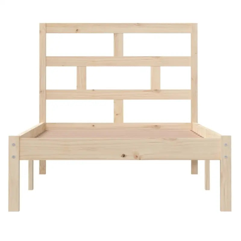 Houten Bedframe van Massief Grenenhout met Levering Bevat - Bedden & bedframes