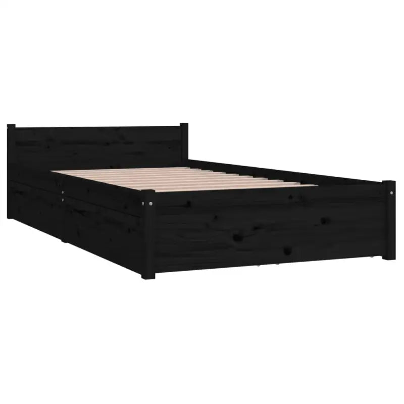 Houten bedframe van massief grenenhout met levering bevat - Bedden & bedframes