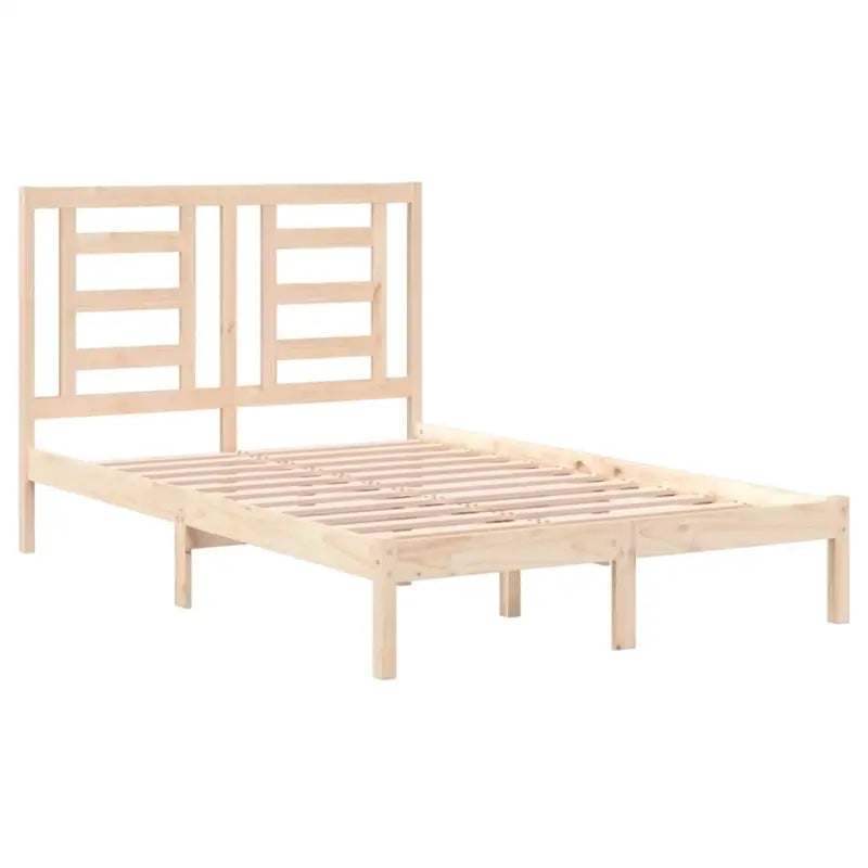 Houten bedframe van massief grenenhout met levering bevat - Bedden & bedframes