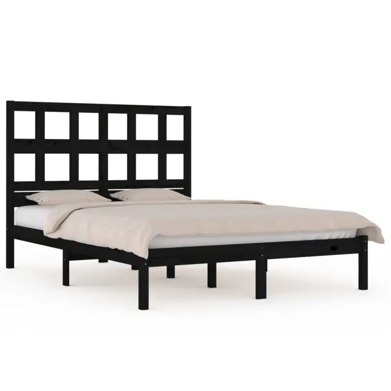Houten bedframe van massief grenenhout met levering bevat - Bedden & bedframes