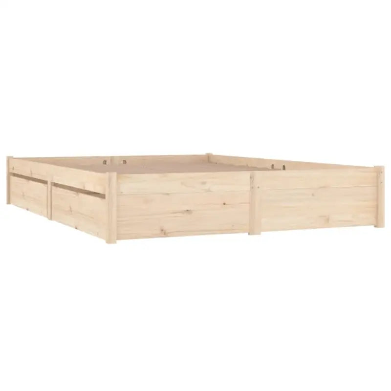 Houten bedframe van massief grenenhout met levering bevat - Bedden & bedframes
