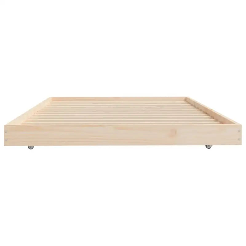Houten bedframe van massief grenenhout met tijdloos ontwerp - Bedden & bedframes