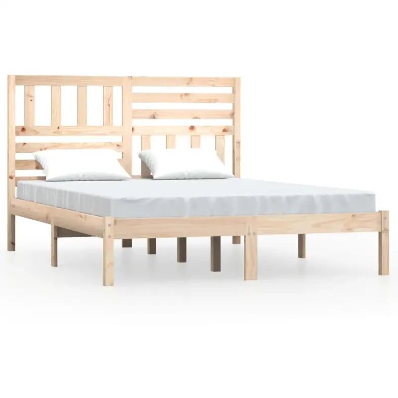 Houten bedframe van massief grenenhout voor een comfortabele nachtrust - Bedden & bedframes