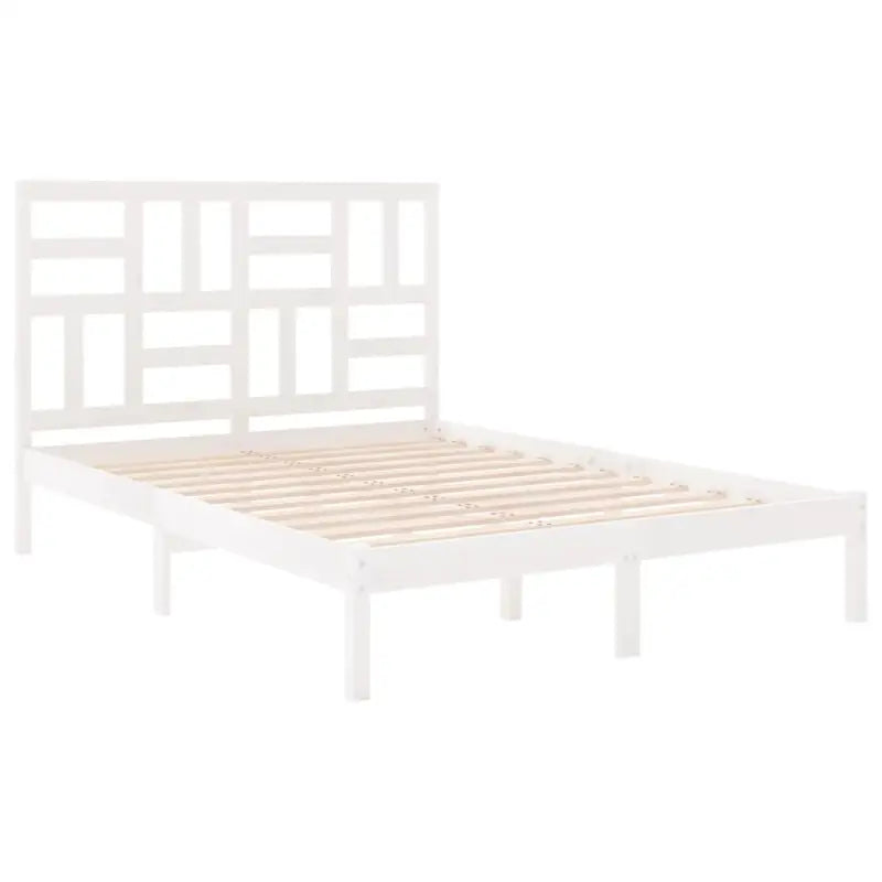 Houten bedframe van massief grenenhout voor een moderne slaapkamer - Bedden & bedframes