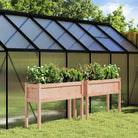 Houten bloempotten en plantenbakken van massief douglashout - Bloempotten & plantenbakken