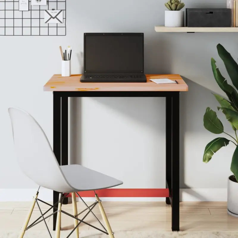 Houten bureaublad van massief beukenhout voor een natuurlijke sfeer - 80 x 55 x 2.5 cm / 1 - Tafelbladen