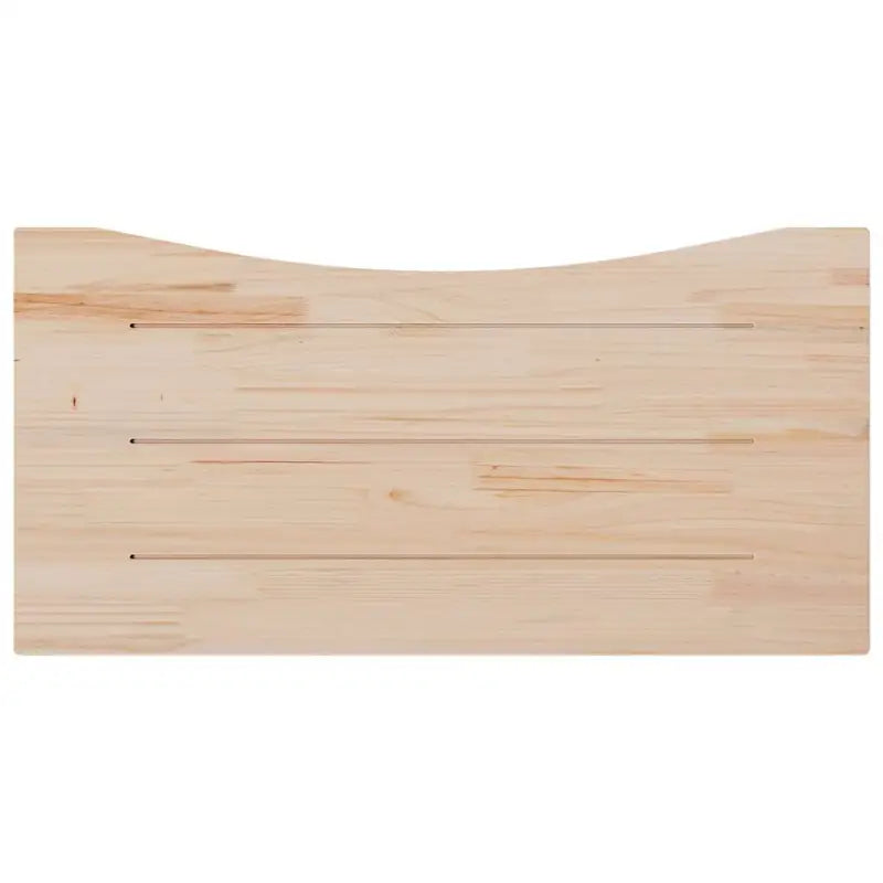 Houten bureaublad van massief grenenhout met natuurlijke rand - Onderdelen en accessoires voor bureaus