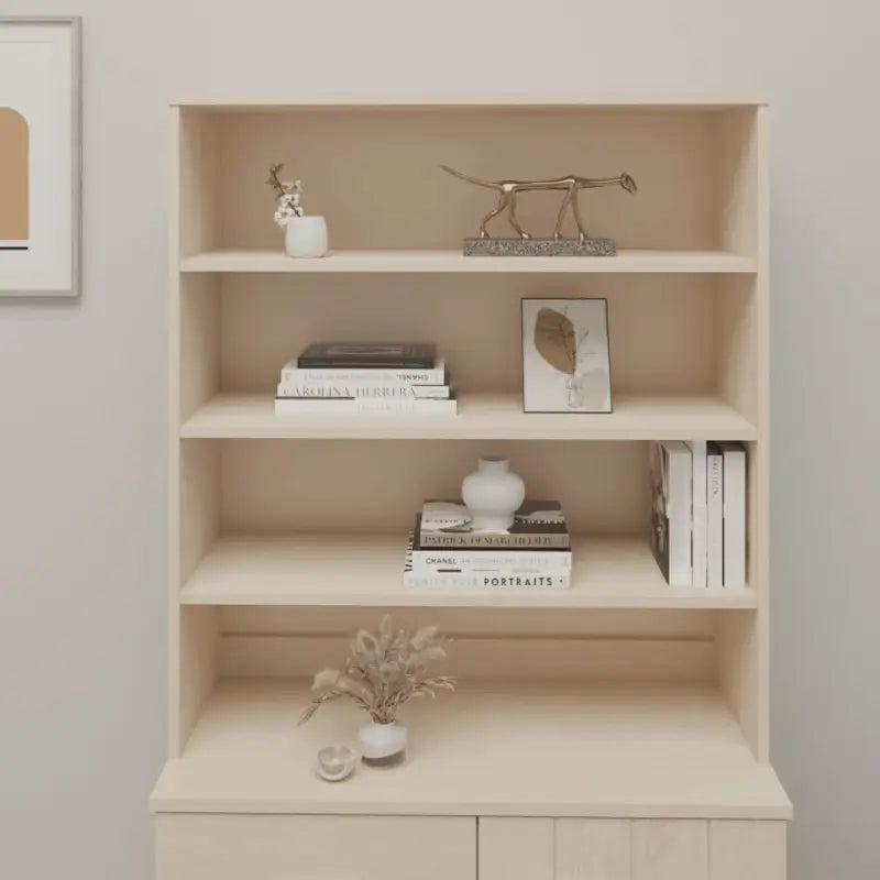 Houten Dressoir van massief grenenhout voor decoratie en opbergruimte - Honingbruin / 1 - Dressoirs & buffetkasten