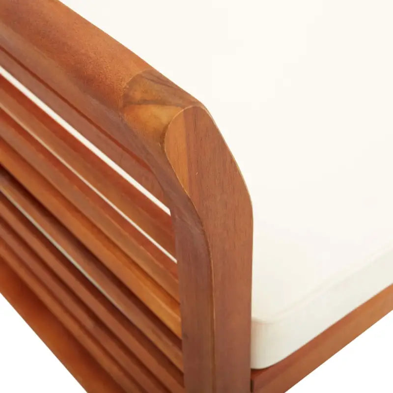 Houten driezitsbank van massief acaciahout voor tuin en terras - Tuinbanken