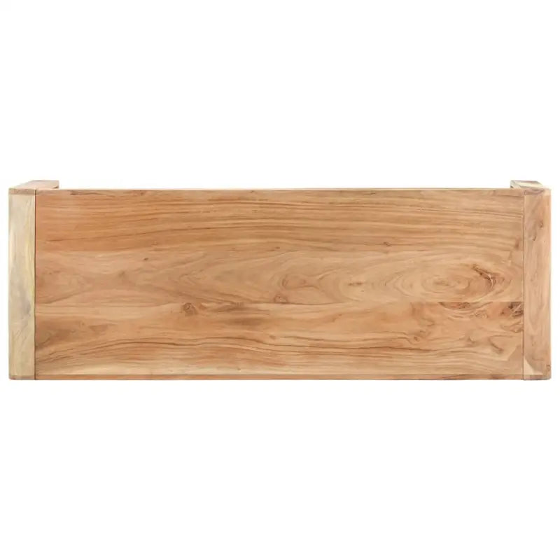 Houten eettafelbank van massief acaciahout voor keuken en eetkamer - 110 x 38 x 46 cm - Keuken- & eettafelbanken