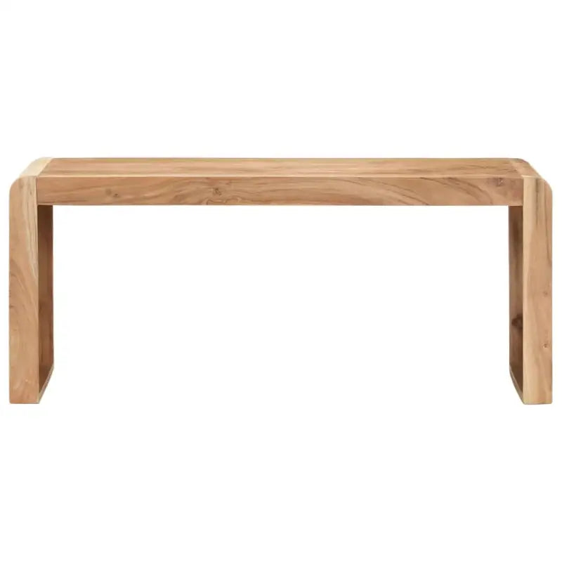 Houten eettafelbank van massief acaciahout voor keuken en eetkamer - 110 x 38 x 46 cm - Keuken- & eettafelbanken