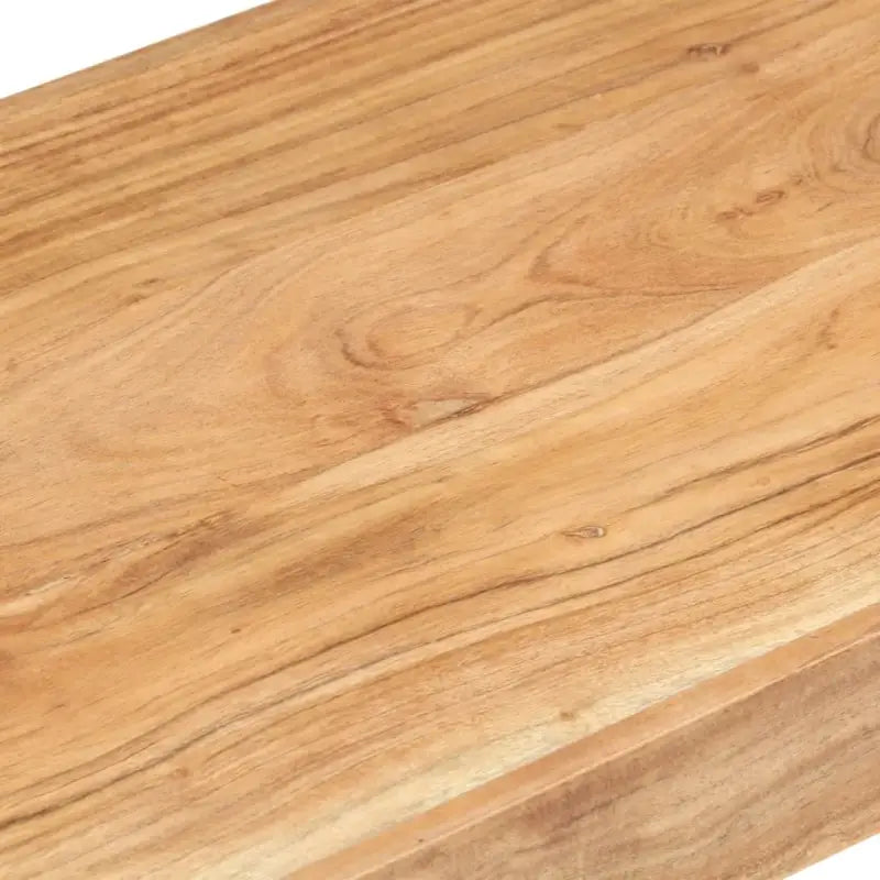 Houten eettafelbank van massief acaciahout voor keuken en eetkamer - 110 x 38 x 46 cm - Keuken- & eettafelbanken