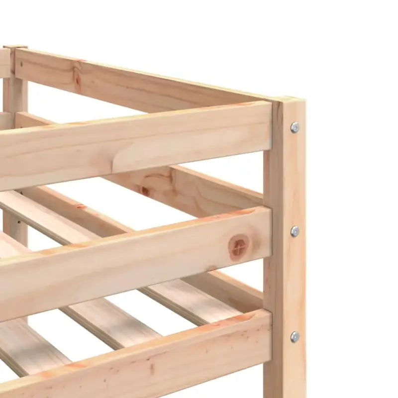 Houten kinderbedframe van massief grenenhout met elegant design - Bedden & bedframes