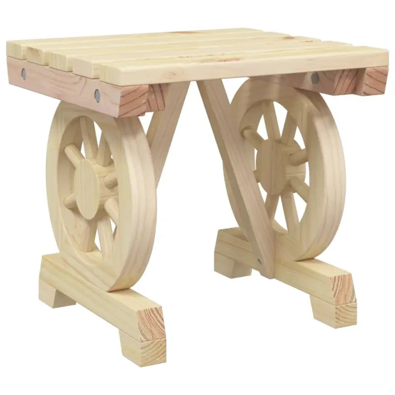 Houten loungeset Adirondack met massief vurenhout en afmetingen - Naturel / Stoel - Tuinsets