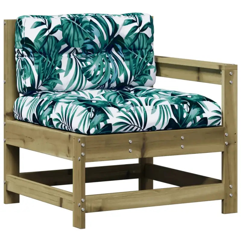 Houten loungeset met gelat ontwerp van geïmpregneerd grenenhout - Tuinsets