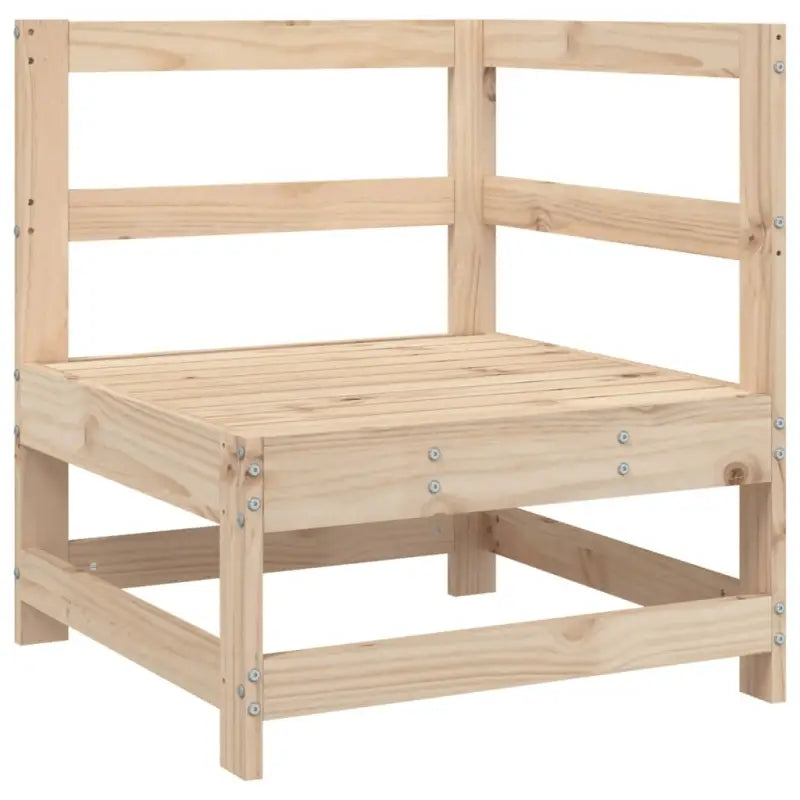 Houten loungeset van massief grenenhout met modulair ontwerp - Tuinsets