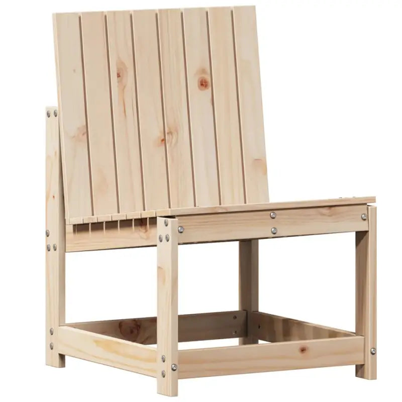 Houten loungeset van massief grenenhout voor in de tuin of op het terras - Tuinstoelen