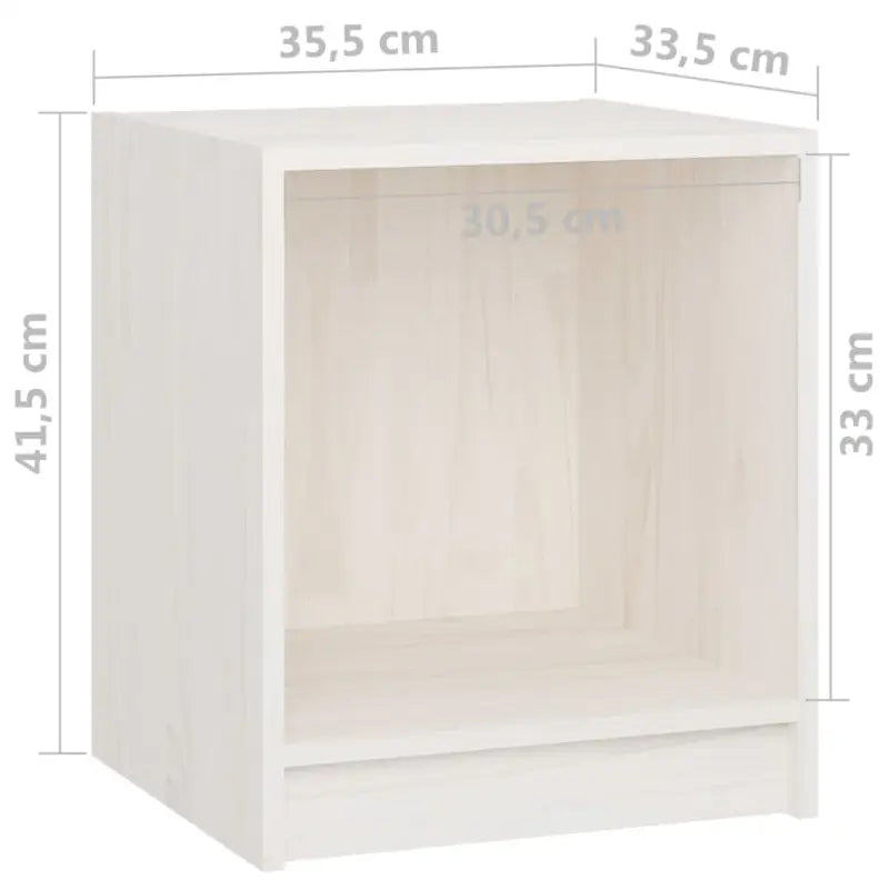 Houten nachtkastje van massief grenenhout voor modern interieur - Nachtkastjes