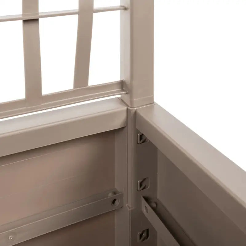 Houten plantenbak met latwerk voor klimplanten in tuin of terras - Bloempotten & plantenbakken