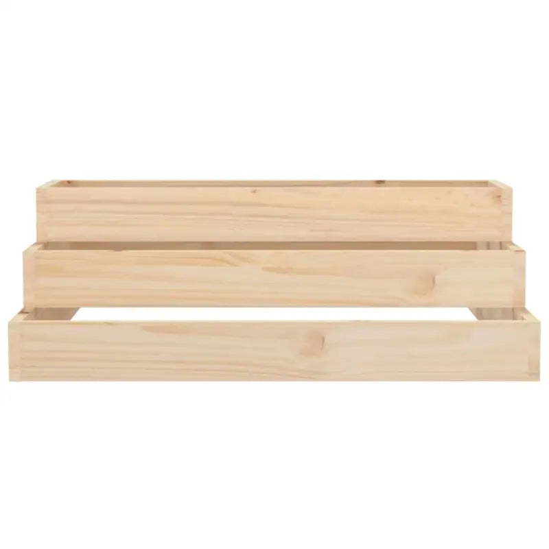 Houten plantenbak met trapsgewijs ontwerp van massief grenenhout - Bloempotten & plantenbakken