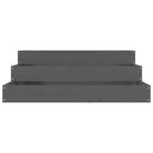 Houten plantenbak van massief grenenhout met trapsgewijs ontwerp - Bloempotten & plantenbakken