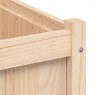 Houten plantenbak van massief grenenhout voor tuin en balkon - Bloempotten & plantenbakken