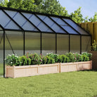 Houten plantenbakken van massief grenenhout voor tuin en balkon - Natuurlijk grenenhout / 2 - Bloempotten &