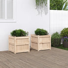Houten plantenbakken van massief grenenhout voor tuin en balkon decoratie - Bloempotten & plantenbakken