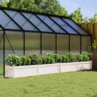 Houten plantenbakken van massief grenenhout voor tuin en balkon - Wit grenenhout / 2 - Bloempotten & plantenbakken