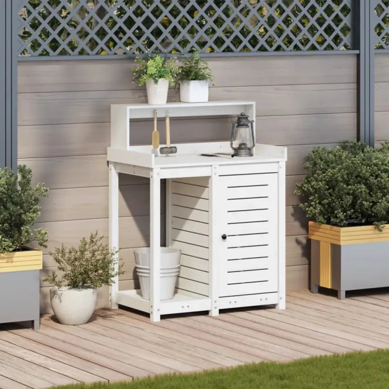 Houten Plantenstandaard van massief grenenhout voor binnen en buiten - Plantenstandaarden