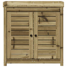 Houten plantenstandaard van massief grenenhout voor binnen en tuin - Plantenstandaarden