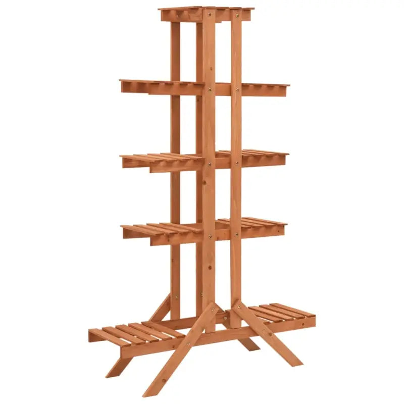 Houten Plantenstandaard voor Binnen en Buiten Gebruik - 83 x 25 x 132 cm / 1 - Plantenstandaarden