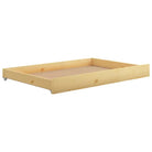 Houten slaapbank van massief grenenhout met comfortabele afmetingen - Bruin - Bedden & bedframes