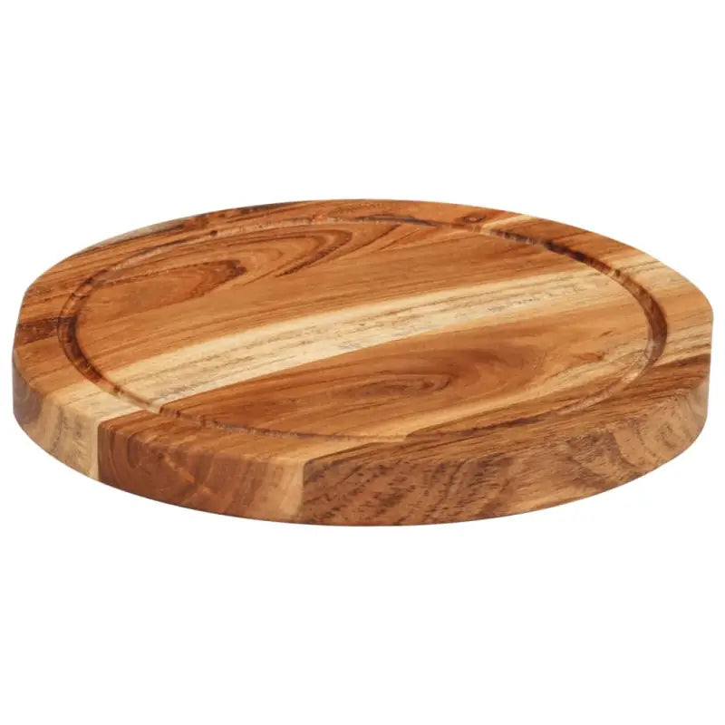 Houten snijplank van massief acaciahout voor in je keuken - 25 x 2.5 cm - Snijplanken
