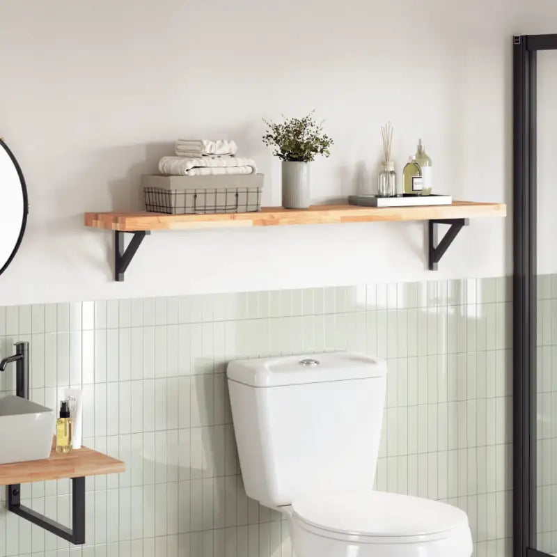 Houten tafelblad van massief acaciahout voor een frisse look - Olie-afwerking / 140 x 30 x 4 cm / 1 - Tafelbladen