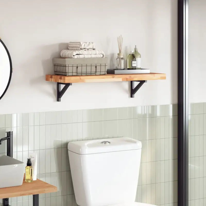 Houten tafelblad van massief acaciahout voor een frisse look - Olie-afwerking / 100 x 30 x 4 cm / 1 - Tafelbladen