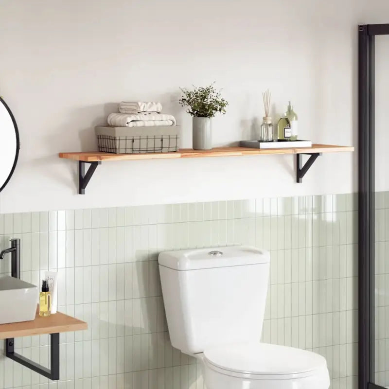 Houten tafelblad van massief acaciahout voor een frisse look - Olie-afwerking / 120 x 30 x 2 cm / 1 - Tafelbladen