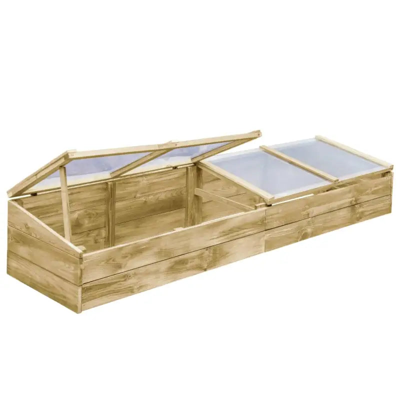 Houten Tuinkas voor Bloemen en Planten Bedden - 200 x 50 x 35 cm / 1 - Tuinkassen