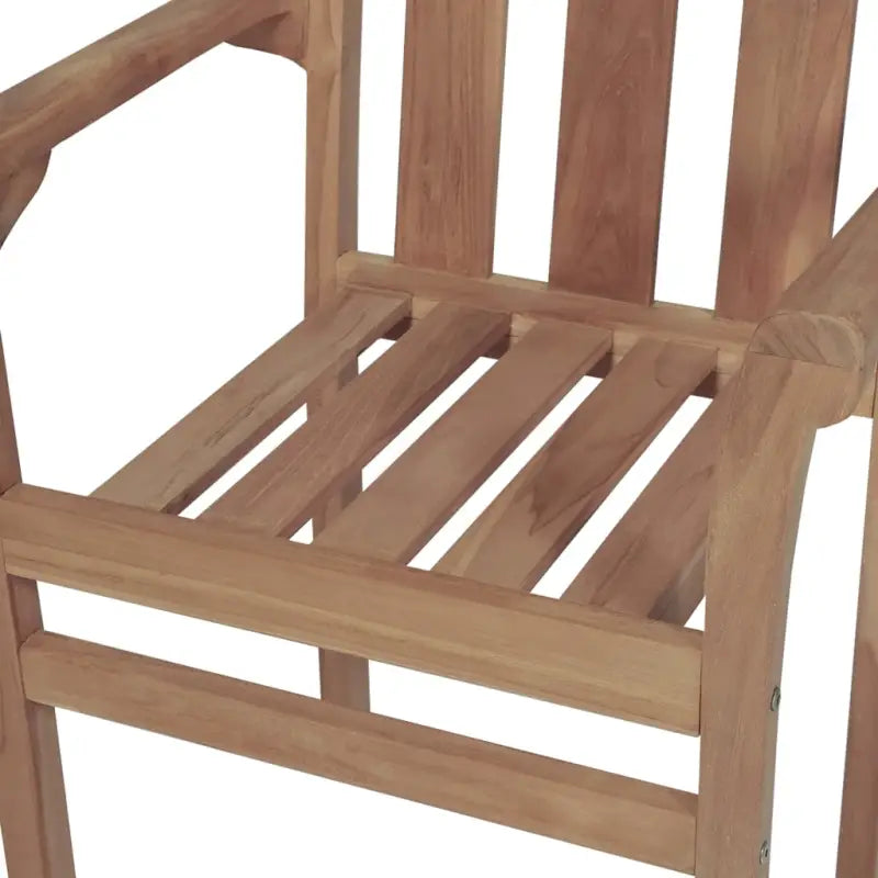 Houten tuinstoelen set van fijn geschuurd hard teakhout - Tuinstoelen