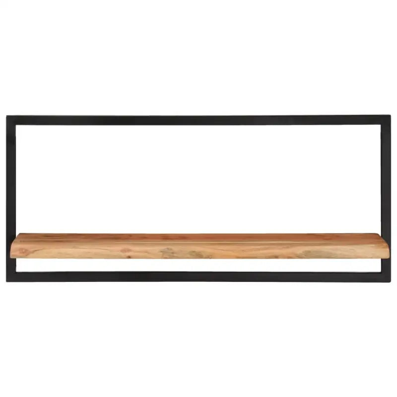 Houten Wandplanken van Massief Acaciahout voor Boeken en Decoratie - 80 x 25 x 35 cm / 2 / 1 - Wandplanken