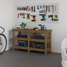 Houten werkbank van massief grenenhout voor een rustieke uitstraling - Honingbruin / 142.5 x 50 x 80 cm / 1 - Werkbanken