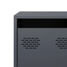 Industrieel tv-meubel met koudgewalst staal en verstelbare schroefpoten - Tv-meubels