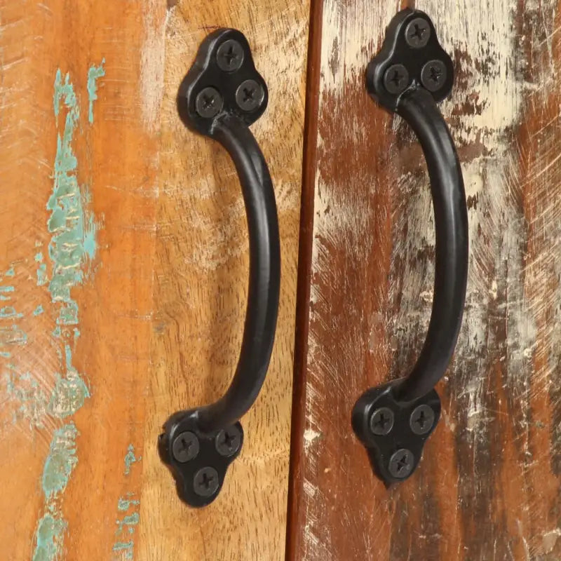 Industriële boekenkast van massief gerecycled hout voor moderne interieurs - Multikleur / 1 - Boekenkasten